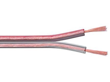 Cavo Audio per diffusori acustici Trasparente 4,0 mm c² matassa 100mt