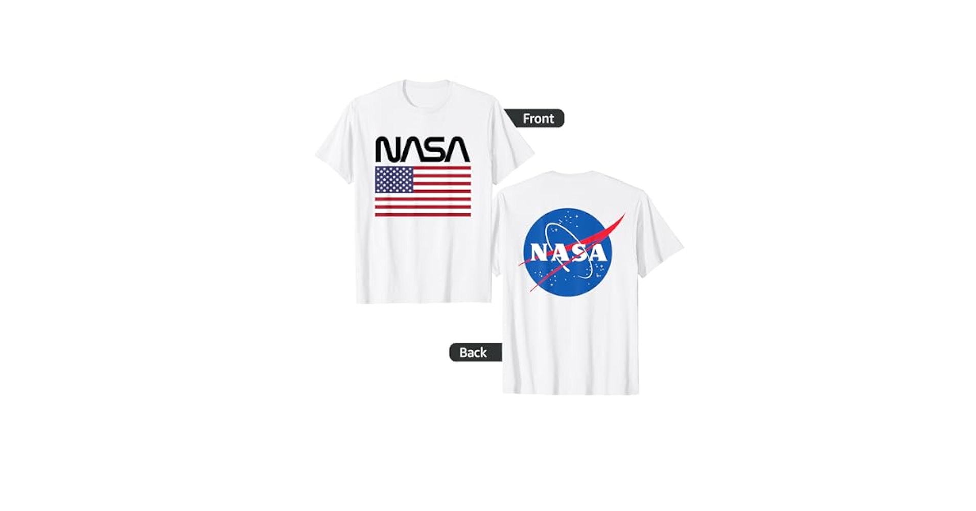 【NASA】プロモーションTシャツ ホワイト L 319gDR3e06L.jpg_BO30,255,255,
