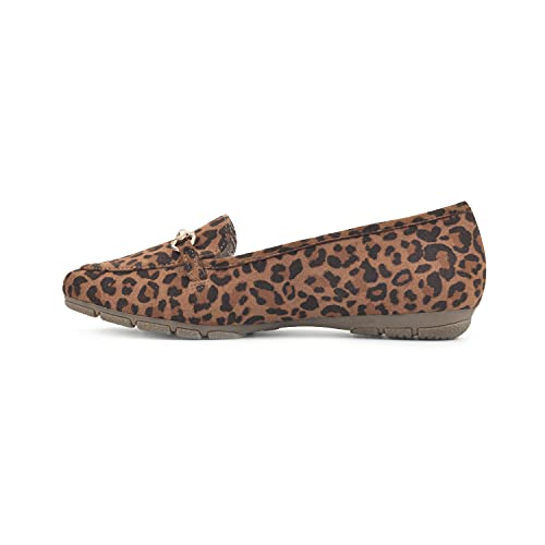 Image of CLIFFS BY WHITE MOUNTAIN Women's Glowing Cushioned Loafer Flat