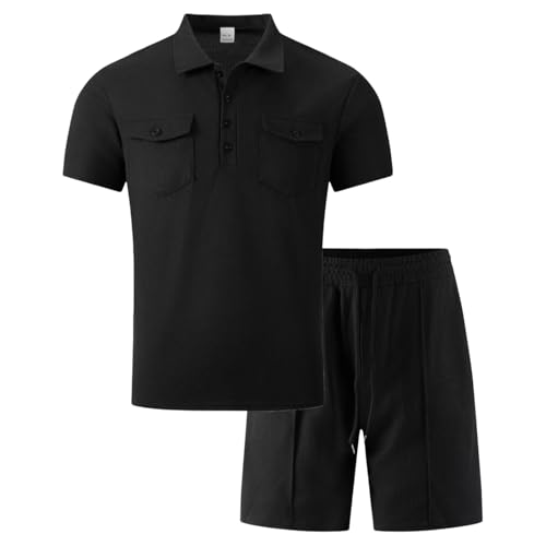 Ensemble short et polo gaufré homme pour un look d'été décontracté - 6