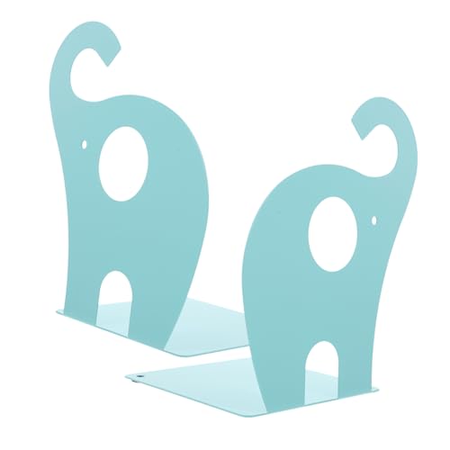 Serre-livres éléphant en métal pour décorer et organiser un salon
