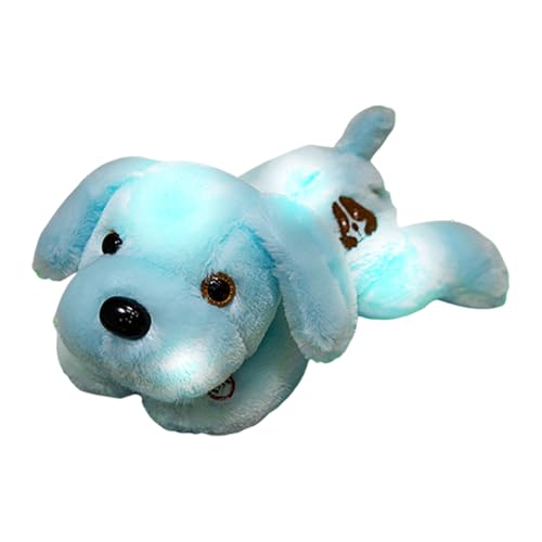Juguetes de peluche LED para perros, cachorro LED | Juguete de cachorro brillante,Perro iluminado de 14 pulgadas animales de peluche juguetes de peluche noche almohada para niños pequeños