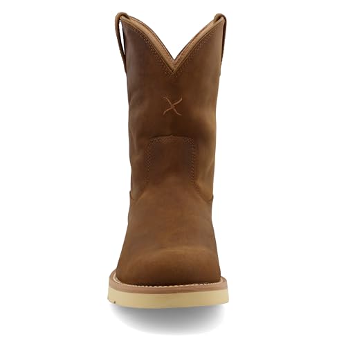 Image of Twisted X Men's 10 inch Pull On Soft Round Toe Wedge Sole Work Boot