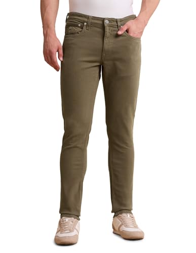 Image of U.S. Polo ASSN. Denim Jeans for Men - Slim Tapered Fit, Mens Jeans for Office & Regular Wear
