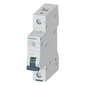 Siemens SENTRON 20A Leitungsschutzschalter C, 1-polig