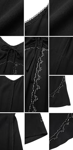 Image of Sakkas Allie Stonewashed Embroidered Adjustable Spaghetti Straps Long Dress