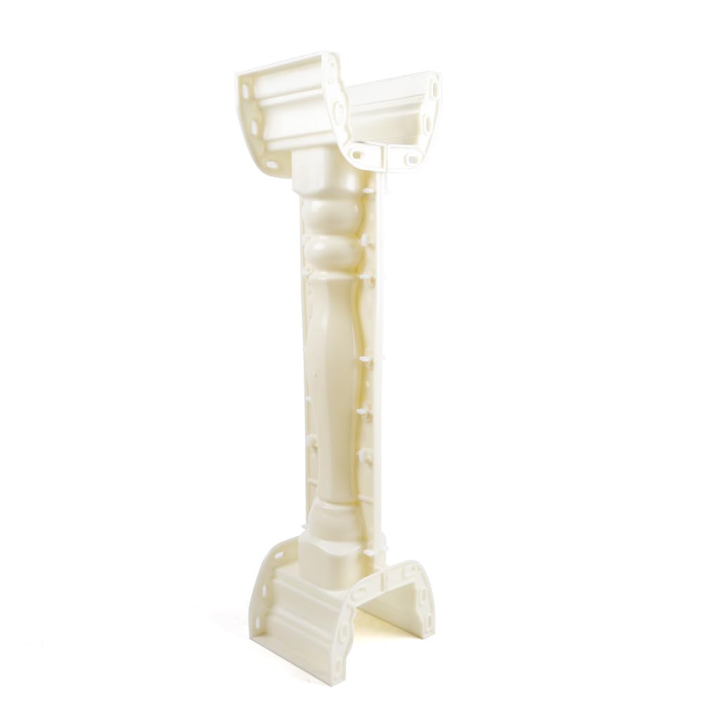 Molde de barandilla de plástico de 89 cm con columna romana para jardín, balcón, yeso, hormigón, barandilla de hormigón, molde para barandilla de cemento, barandilla de hormigón