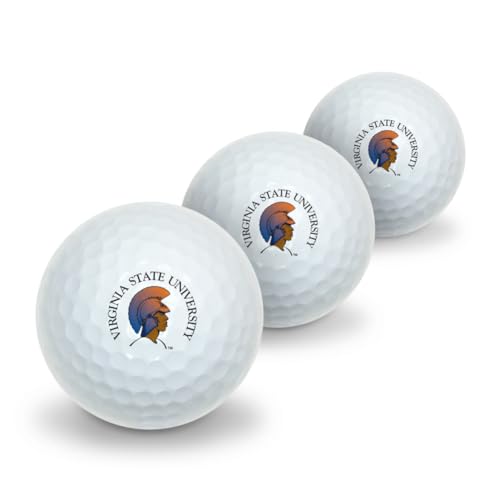 GRAPHICS & MORE Virginia State University Novelty Golf Balls 3 Pack