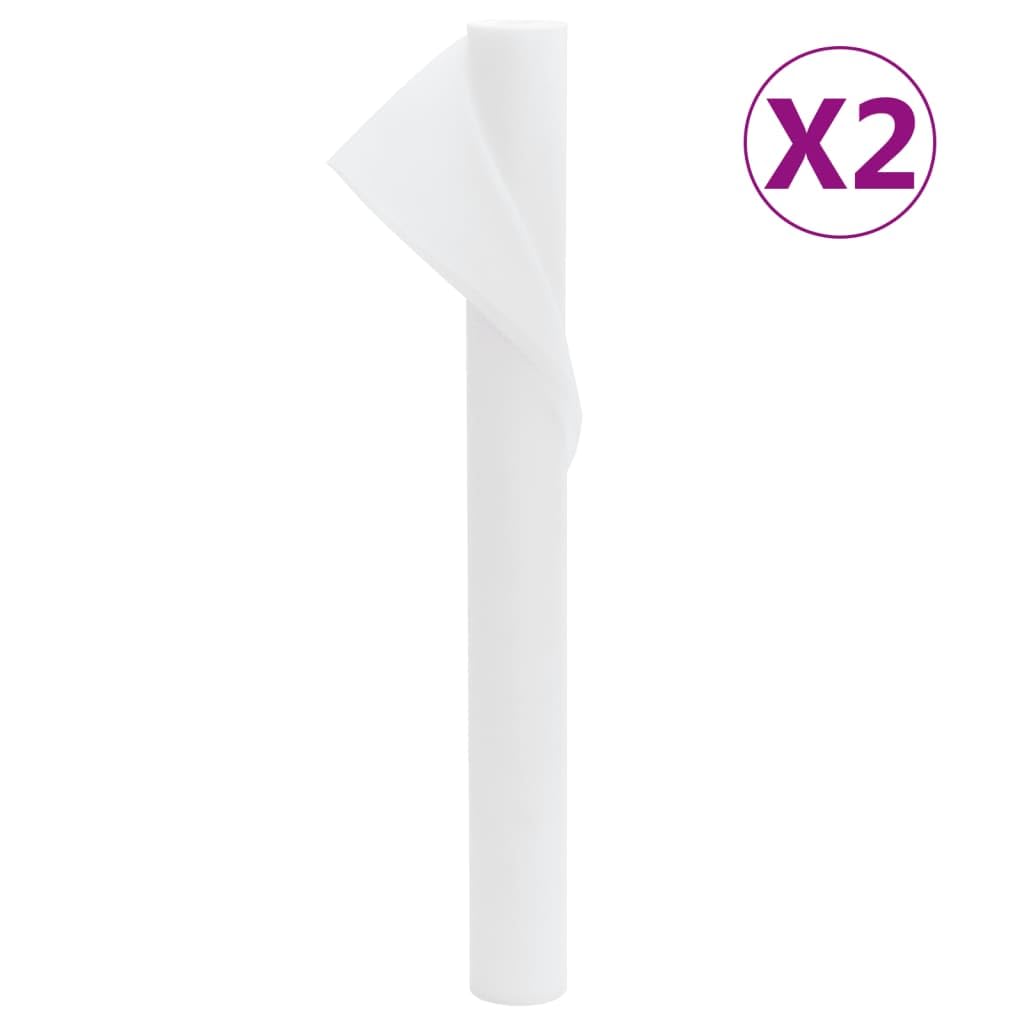 Wintervlies Pflanzenvlies 2 Rollen 70 g/m² 10 x 1,6 m Vliesstoff Schutz für Gemüse, Blumen, Obst, Hochbeet, Balkon und Terrasse gegen Frost und Schädlinge