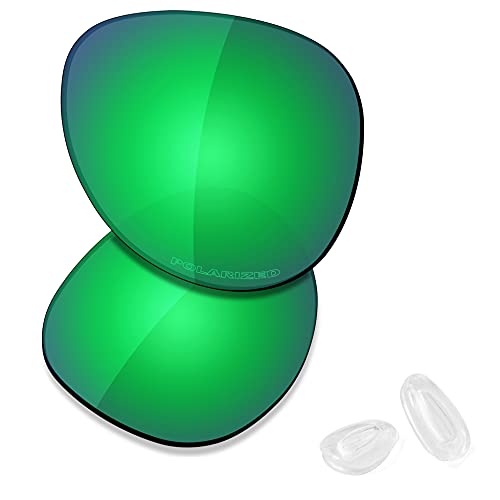 Image of SAUCER Premium Replacement Lenses & Nosepads for Oakley Elmont L OO4119 60mm Sunglasses