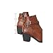 Imagen de MGGMOKAY Botines para Mujer de Tacon Botas De Mujer con hebillas y Cremallera Moda Puntiaguda Zapatos