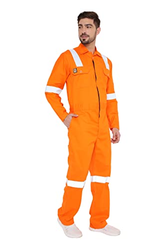 Image of Associated Uniforms Men's 230 GSM Fire Retardant Cotton Boiler Suit
