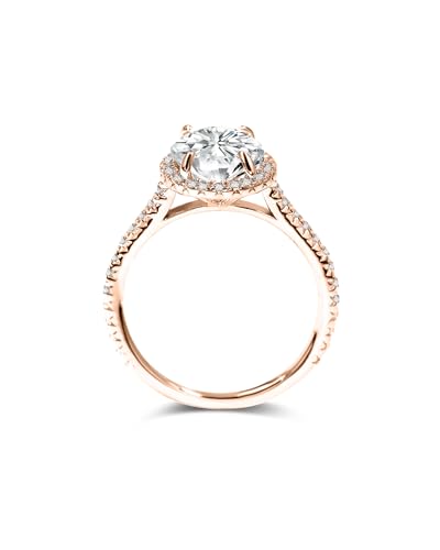 1-3ct Center Oval Cut Moissanite Wedding Engagement Rings 925 Sterling Silver 10K 14K 18K Real Gold Ring with Engraving2