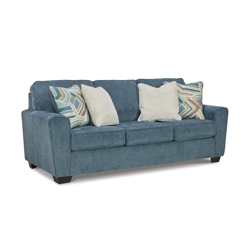 Signature Design by Ashley Cashton Casual Sofa for Living Room, Blue