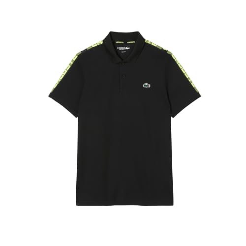 Lacoste Men's Sport Ultra-Dry Branded Stripe Tennis Polo4