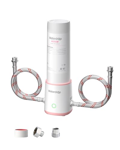 Top 10 Best Bathroom Sink Filter Reviews for Clean Water 8 Waterdrop BFU3 Bathroom Water Filter for Face Care, No Drilling Required, Time Reminder, Reduces Chlorine, Scale in Water, Reduces Skin Redness and Irritation, for Cold Water Supply Only