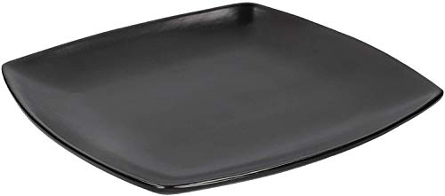 Creative Tops Rabe Schwarz 12-teiliges Geschirr Set, modernes Tafelservice, quadratisches Teller Set und Schüsseln, Schwarz Keramik, Service für 4 - Image 8