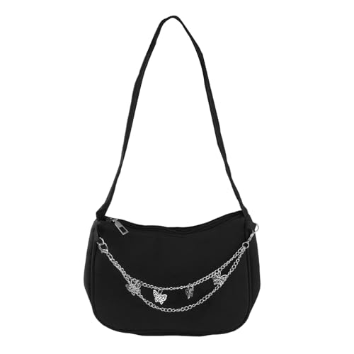 Vylro Vintage Damen Handtasche mit Schmetterling Kette,...