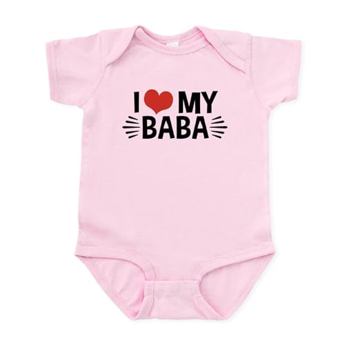 Image of CafePress I Love My Baba Infant Bodysuit Cute Infant Bodysuit Baby Romper