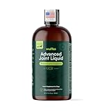 Wuffes Advanced Joint Liquid for Dogs, Hip & Joint Support Supplement with Glucosamine, Chondroitin, UC-II® Collagen, and MSM, for Small & Large Breeds, 16 Oz