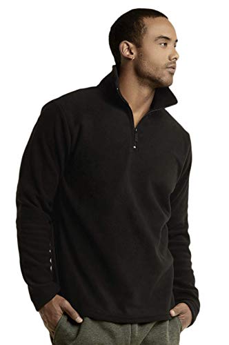 Knocker Men's Polar Fleece Quarter Zip Pullover