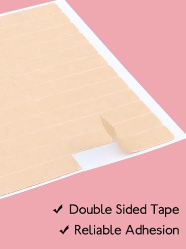 Image of WENNALIFE 8 cm Hair Extension Tape Tabs Double-Sided, 72 Pcs