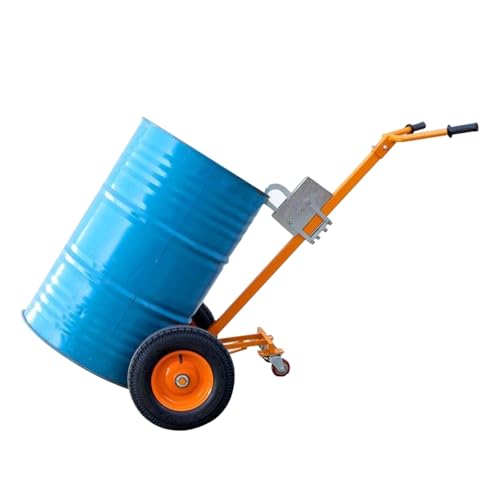 Carretilla para tambores con ruedas de 40cm y capacidad 1100 lb miniatura 1