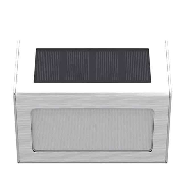 SOLPEX Solar Fence Lights Deck Lights Solar Step Lighting Cold White