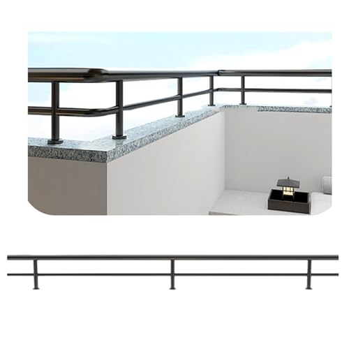 Clôture et balustrade d'extérieur avec rallonge murale horizontale
