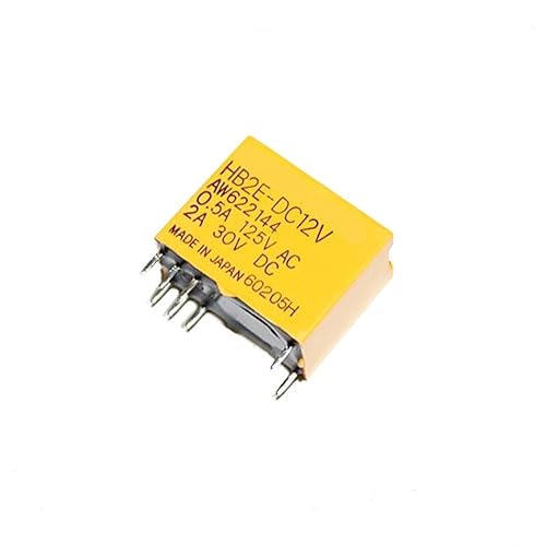 Relais HB2E-DC12V 12VDC 2A 8PIN commutateur miniature pour carte électronique