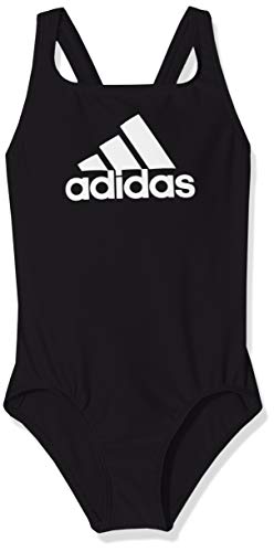 adidas YA BOS Suit Traje de Baño, Niñas, Black, 1824