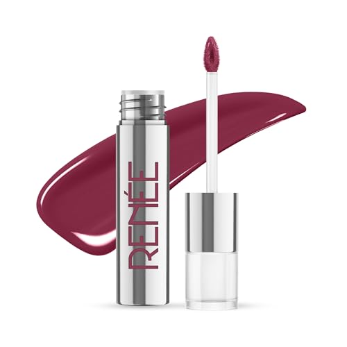 RENEE Gloss Stay Transfer-Proof Liquid Lip Color - Francesca 3.5ml, Rich Intense Payoff High Pigment Super Glossy Finish, Waterproof, Smudge-proof, Lasts Up To 12 Hours, Enriched with Vitamin E & C