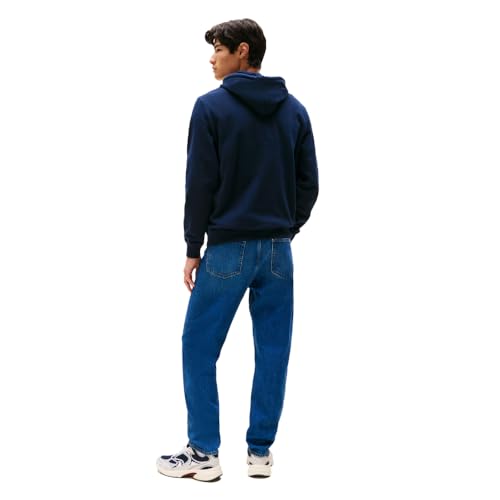 Tommy Jeans Men's Medium Weight Hoodie Sweatshirt with Printed Flag Logo4