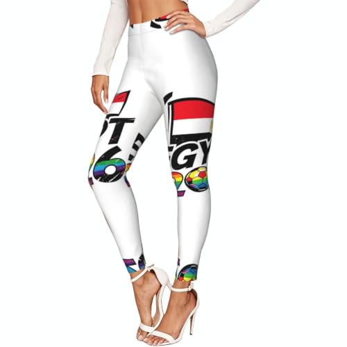 Leggings elásticos Egipto con estampado opaco para pantalones de entrenamiento de mujer