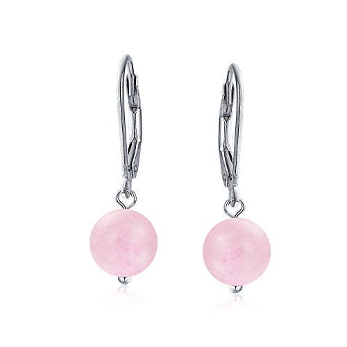 Pendientes de plata .925 con piedra redonda ideales para regalar 2