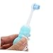 2Pcs Cute Bear Toothbrush Soft Bristle Manual Toothbrushes for Years Adorable Fruit Design Comfortable Grip for Easy Daily Use