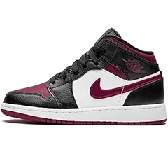 Amazon.com | Jordan Youth Air 1 MID (GS) 554725 066 Bred Toe