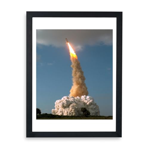 Affiche Hubble Télescope STS-31 encadrée Spiffing Prints finition haut de gamme grand format