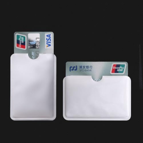 50PCS ANTI RFID Secured Wallet Blocker Reader Protection Card Holder RFID Blocking Anti-Theft Wall4