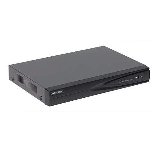 4CH 4K POE NVR Network Video Recorder, Support 1-ch HDMI, 1-ch VGA, HMDI at up to 4K(3840x2160) resolution,DS-7604NI-K1/4P, Made by Hikvision (harddrive sold separately)