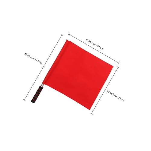 Banderas de árbitro Uonlytech de alta visibilidad para entrenamientos 3