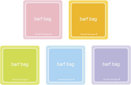 Rainbow Barf Bags - Variety (5/pk)