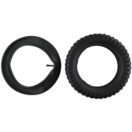 WIIYENA Pneu extérieur et chambre à air 49cc noir 125 x 275 pour moto tout-terrain MX350 MX400