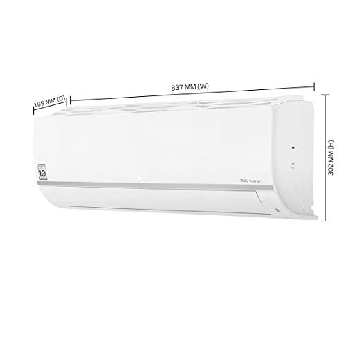 Image of LG 1 Ton 3 Star Inverter Split AC (Copper KS-Q12SNXD White)