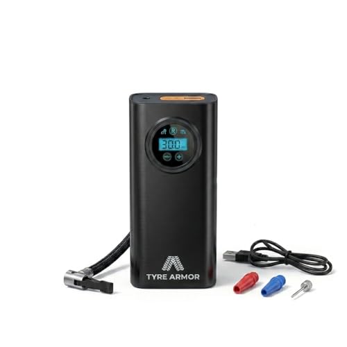 Bomba de aire para coches inalámbrica que soluciona bajadas de presión con carga USB