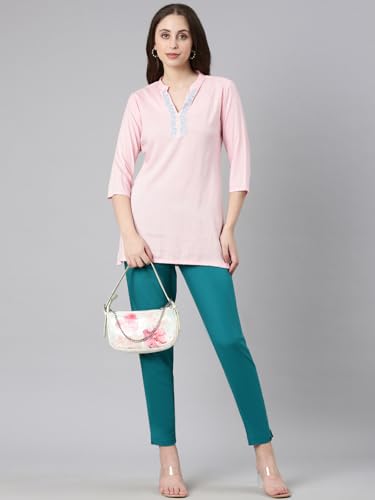Image of TWIN BIRDS Women Viscose Cotton Kurti Pants | Stretch Ethnic Daily Trousers