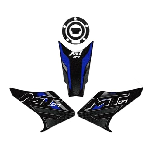 Autocollant réservoir moto pour Yamaha MT-07 2021-2024 protection latérale antidérapante