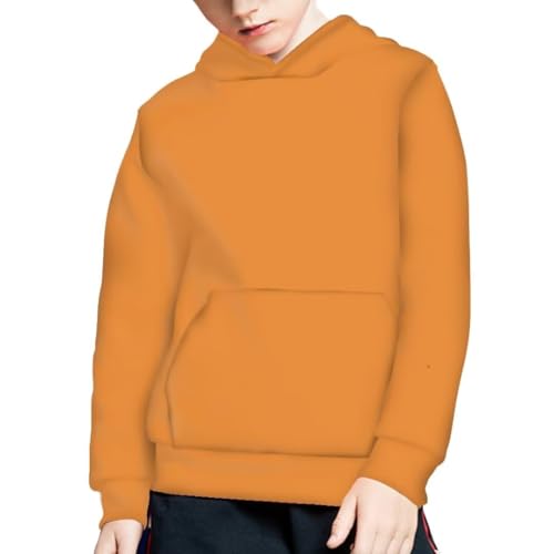 Back Pattern Design Boys Girls Pullover Hoodies Long Sleeve Sweatshirt with Pockets4