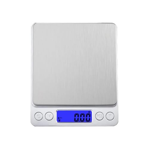 Báscula digital, Báscula electrónica de bolsillo de precisión for joyería, balanza de cocina for el hogar, 0,1 g, for pesar alimentos.