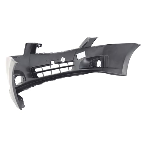 Image of FitParts Compatible with Nissan Sentra 2007-2012 Front Bumper Cover | Primed, With Fog Light Holes, Sedan, Ready to Paint, OEM 62022ET80J, NI1000262